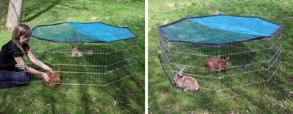 Výběh pro králíky a jiné hlodavce osmistěnný KERBL 57x56 cm